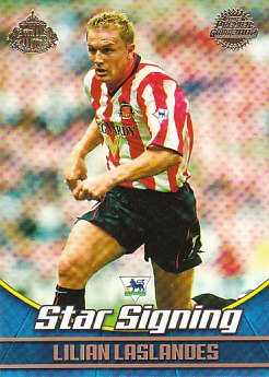 Lilian Laslandes Sunderland 2002 Topps Premier Gold Star Signing #SU4